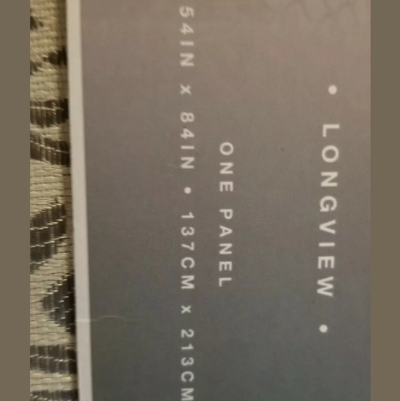 Longview Grommet Panel Gray 54inx84in Victoria Classic apanel - Picture 2 of 3